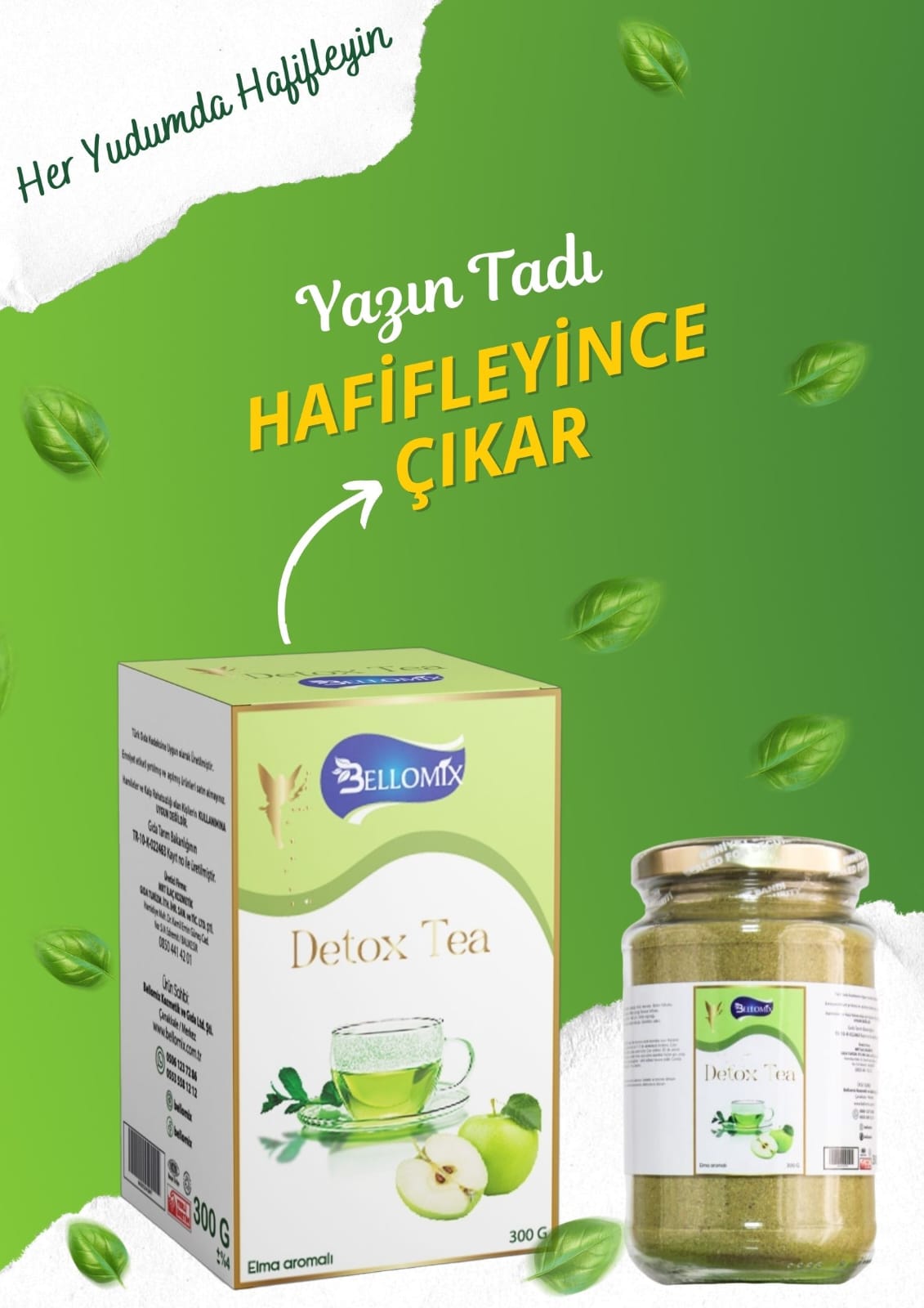 Bellomix Detox Tea Elmalı